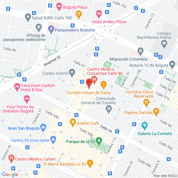 Mapa de Audiopost S.A.S.