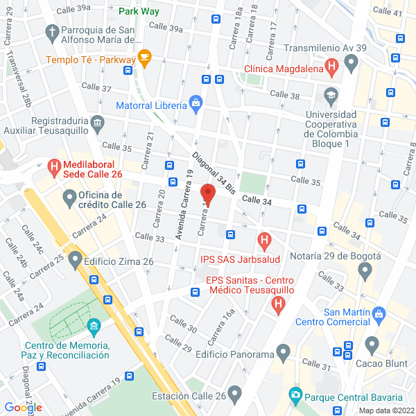 Mapa de Autoline Control Ltda.