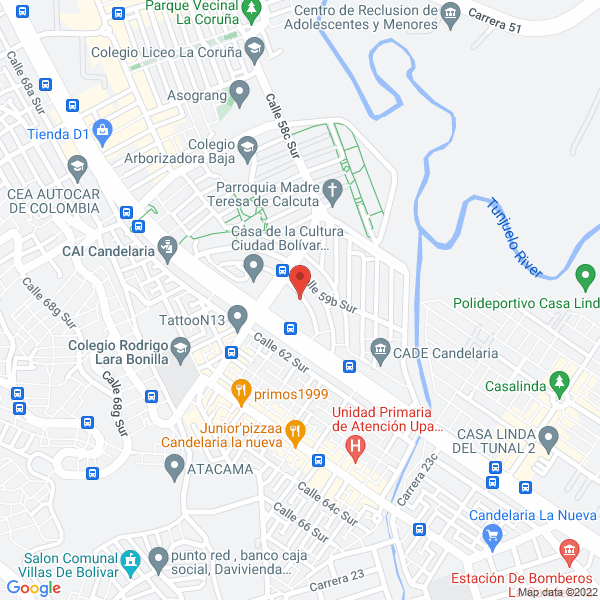 Mapa de Autopartes J.K.A.