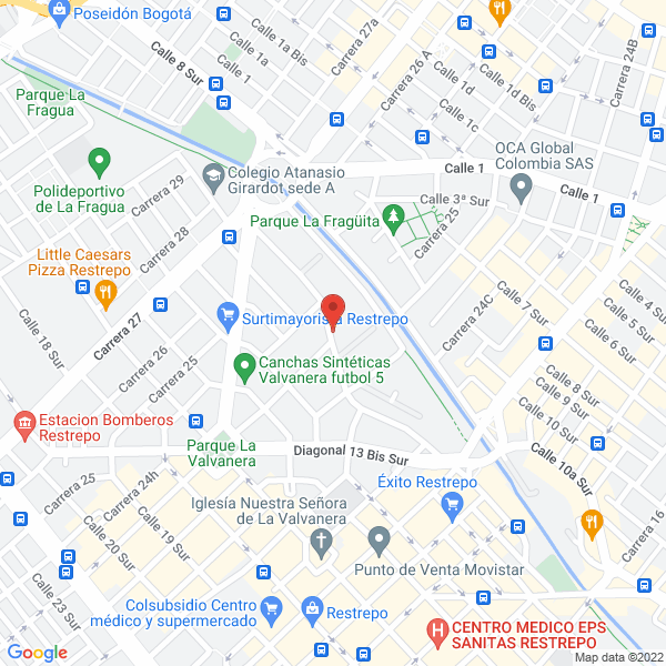 Mapa de B.O.M Consultores S.A.S.
