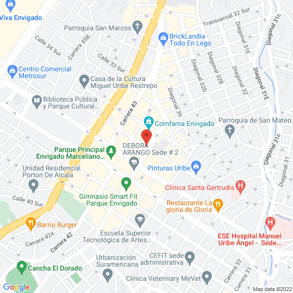 Mapa de Baby Junior