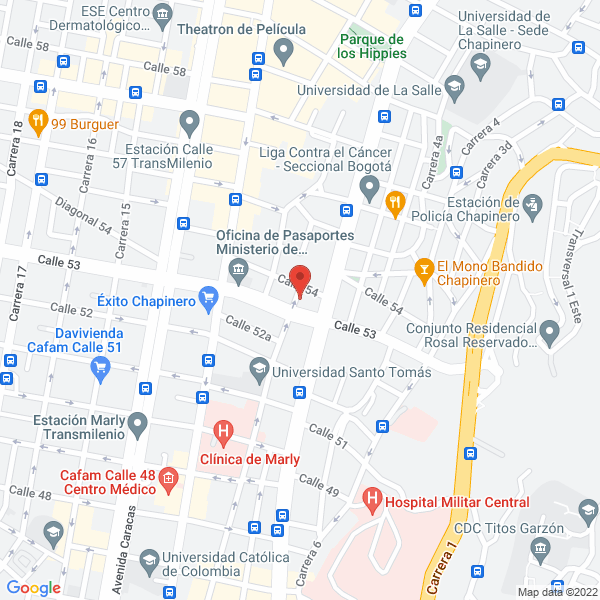 Map of Bahos Y López Asociados S.A.S.