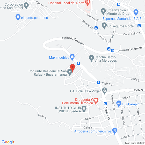 Map of Baldosines Y Granitos Santafé