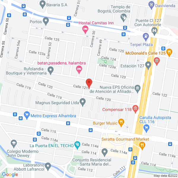 Mapa de Ballet De Consuelo Cavanzo