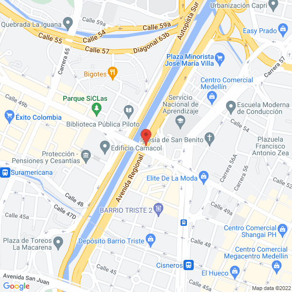 Mapa de Carnes Gran Colombia
