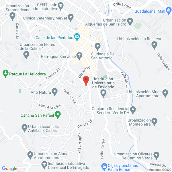 Mapa de Carnes Pacho La Mina