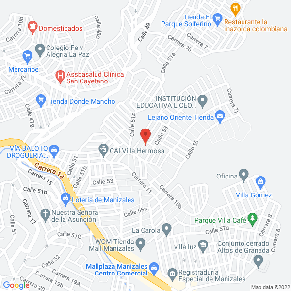Map of Carnicería El Porvenir