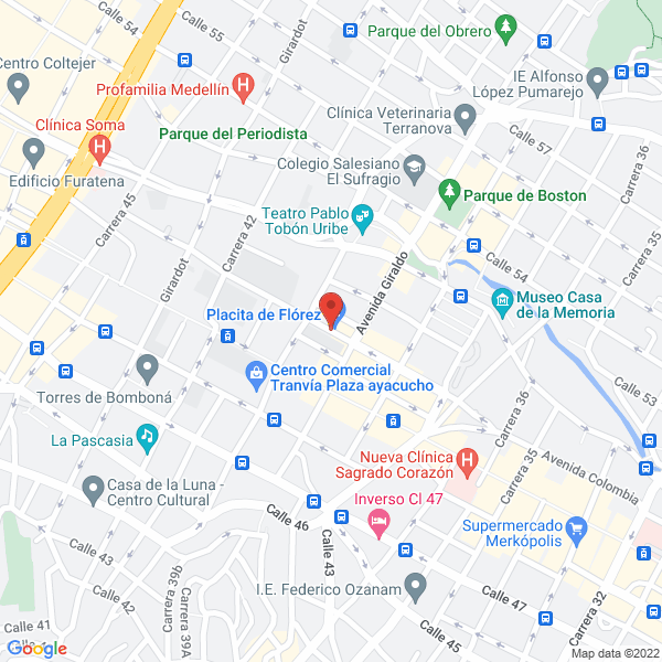 Mapa de Carnicería Los Progresistas