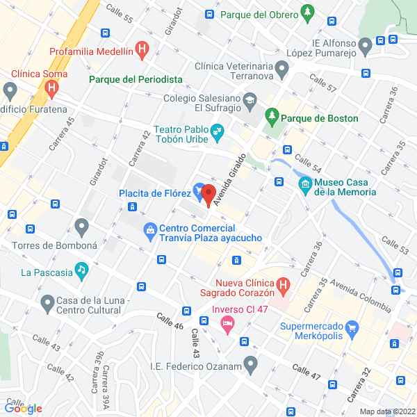 Mapa de Carniceria Universal