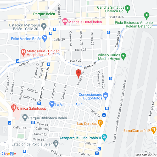 Mapa de Carpintería Cosicloset