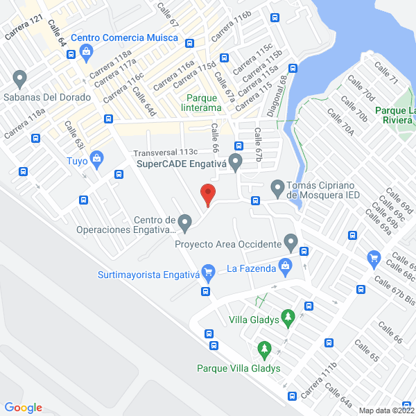 Mapa de Carrocerias Atlanta S.A.S.