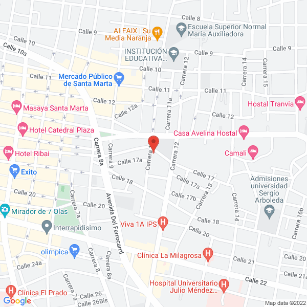 Map of Carruajes Princesa Real