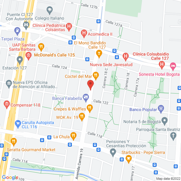 Mapa de Comercial Sydney