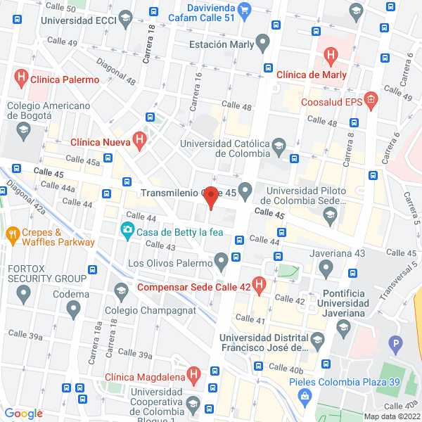 Mapa de Casa Hotel Boyacá Real