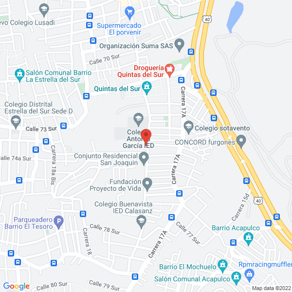 Mapa de Concreformas Y Agregados Ltda