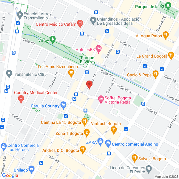 Mapa de Concreta Gestión Urbana S.A.