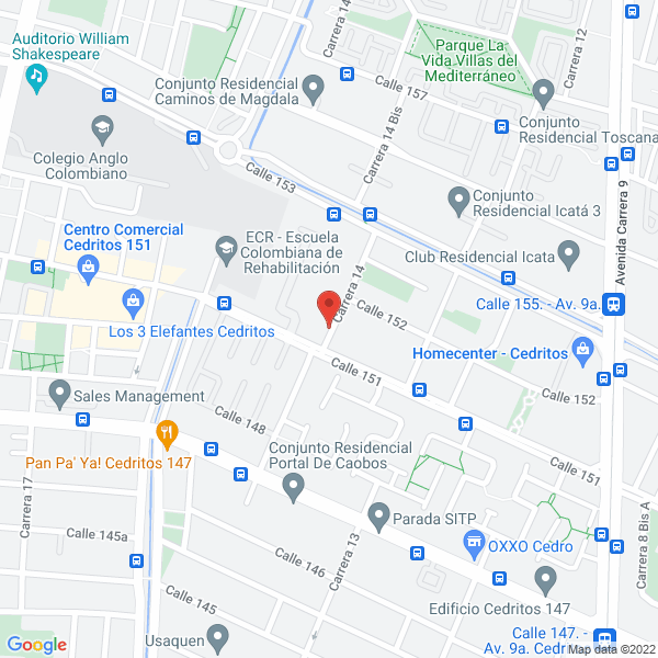 Mapa de Conecta Soluciones