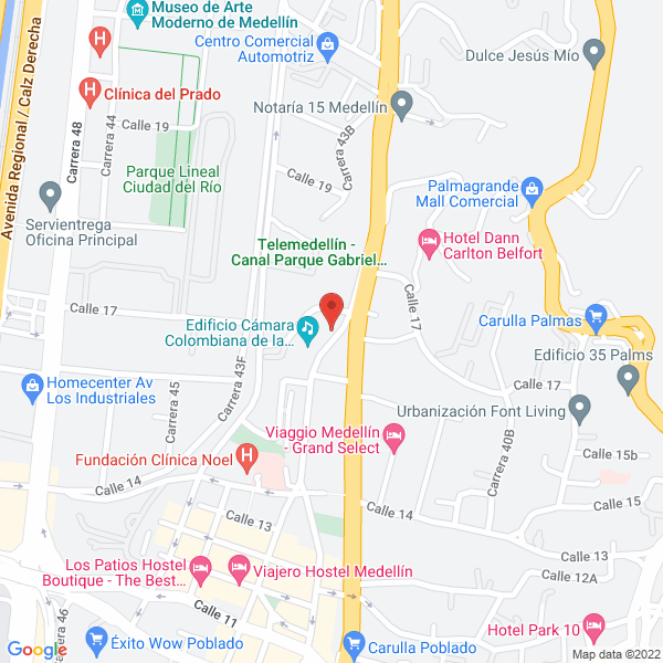 Mapa de Conexplan S.A.S