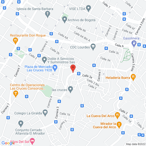Mapa de Congregación Cristiana Del Centro