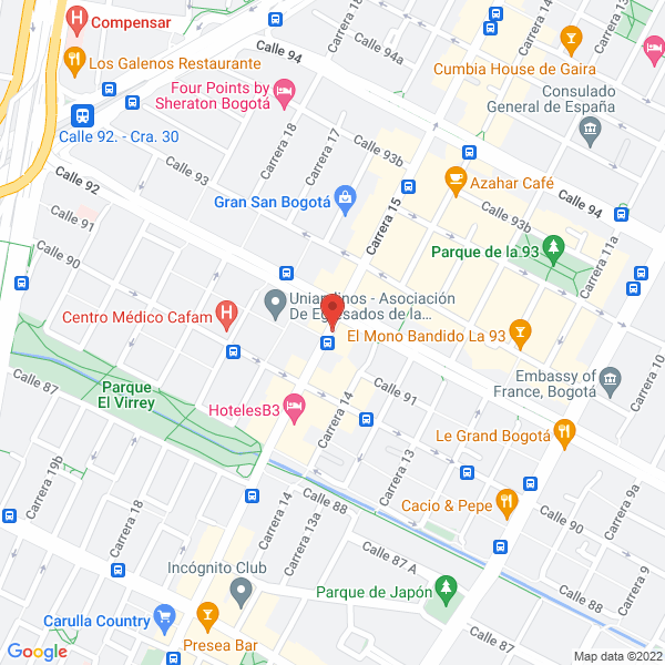 Mapa de Congroup Consultores Ltda.