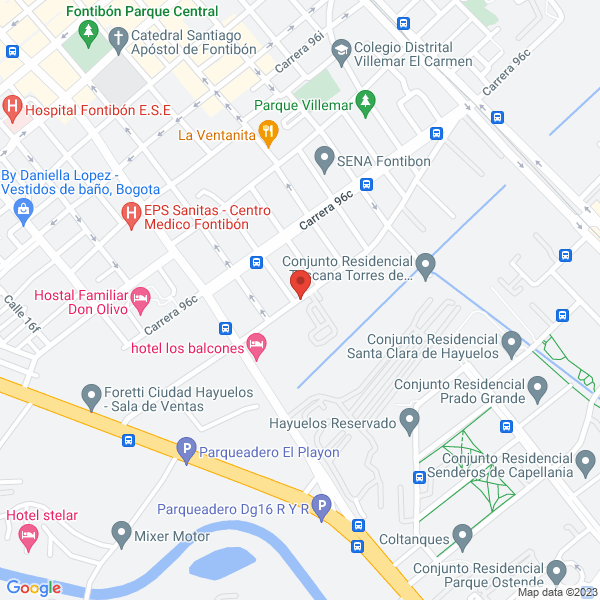 Mapa de Conjunto Residencial Tarento Propiedad Horizontal