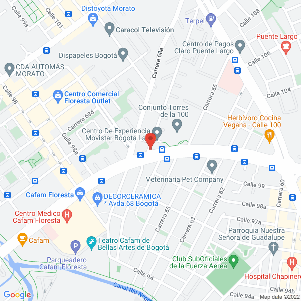 Mapa de Consorcio Víal Helios