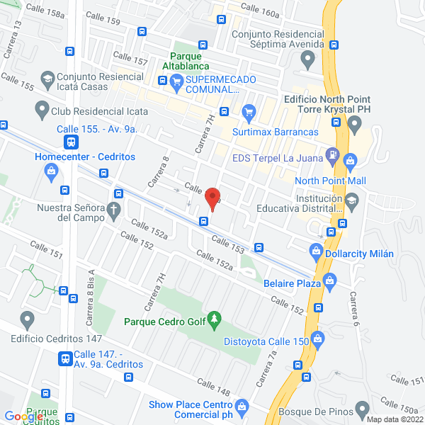 Mapa de Construelectricos Jose H S.A.S.