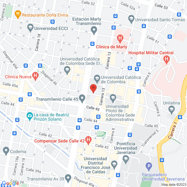 Mapa de Consultores Mm Abogados Ltda.