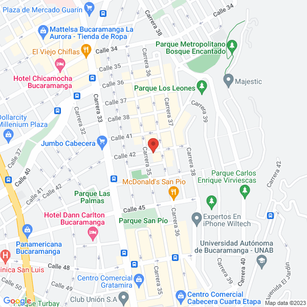 Map of Consultorio De Odontologia Olga Teresa Diaz