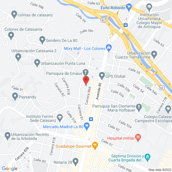 Mapa de Consultorio Odontologico Emaús