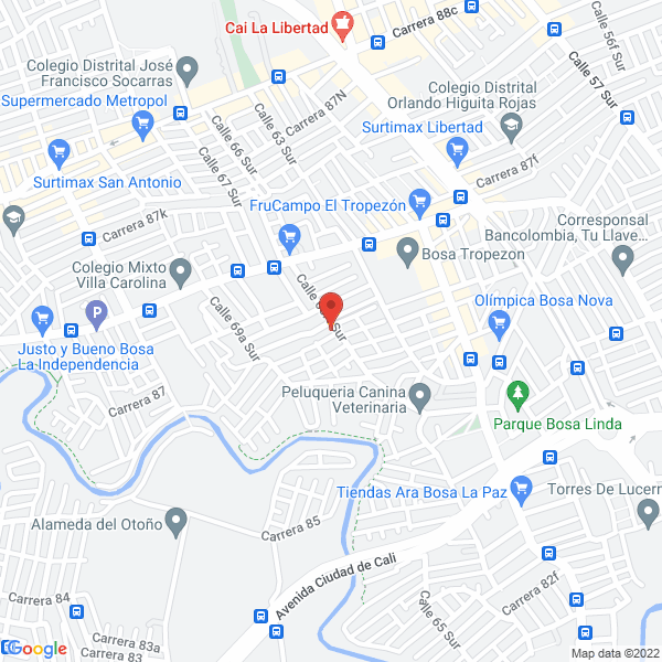 Mapa de Diseño Arquitectónico Alvicor Ltda.