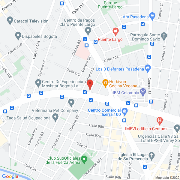 Mapa de Electrosistemas Ltda.
