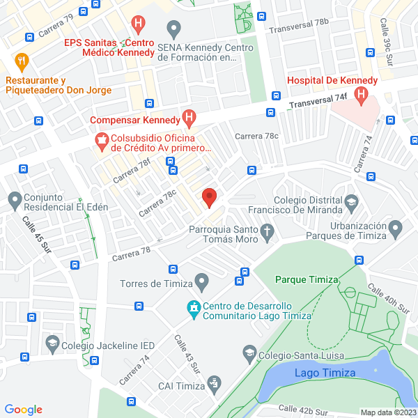 Mapa de C.E.A. Autocar De Colombia