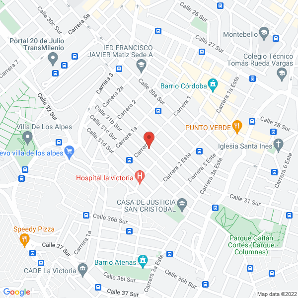 Mapa de Empaques G.Ys. S.A.S.