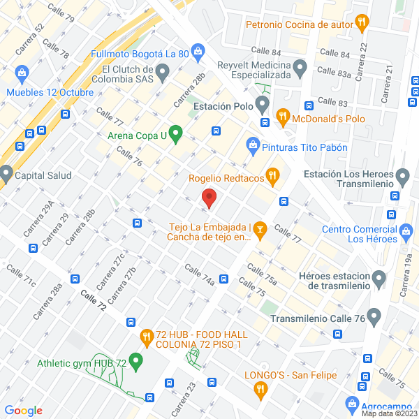 Mapa de Empresa De Vigilancia Privada Delcor Ltda.