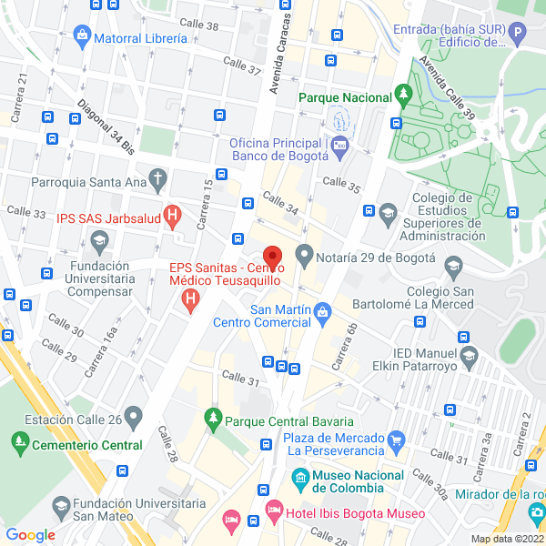 Mapa de Entre Arquitectos S.A.S.