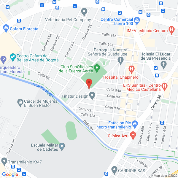 Mapa de Escuela De Danza Umaima Shek