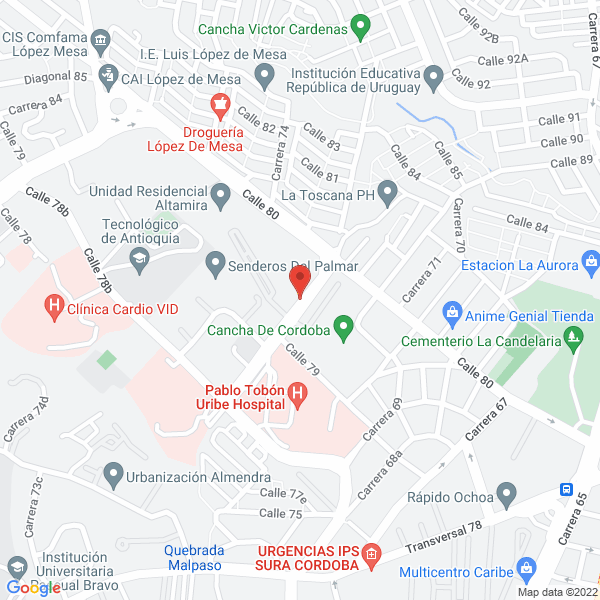 Mapa de Academia De Futbol A.F.C Juego Limpio