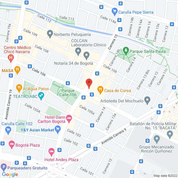 Mapa de Esenco S.A.S.