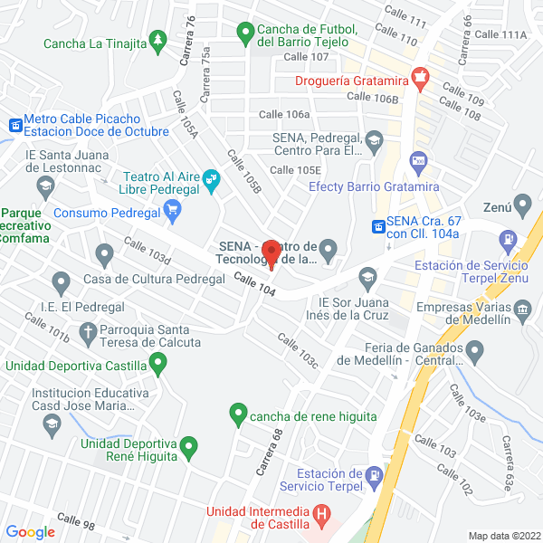 Mapa de Ferretería William Toro