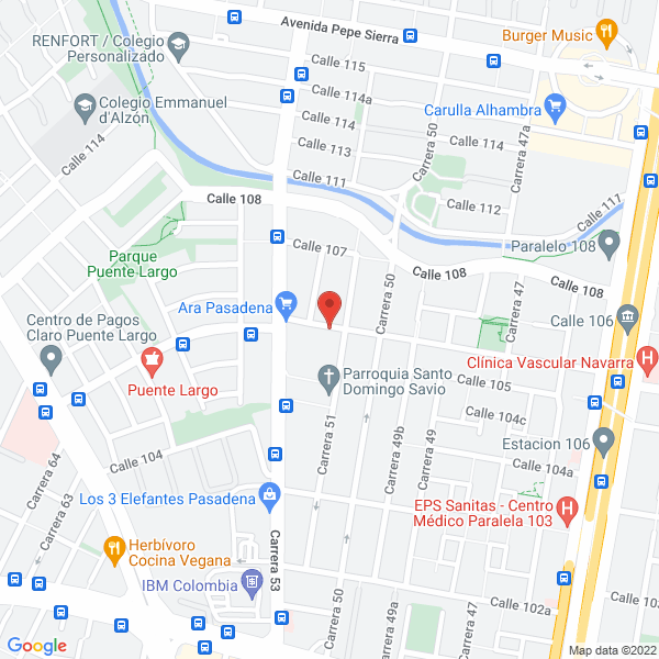 Mapa de Ferretería Y Eléctricos Pasadena