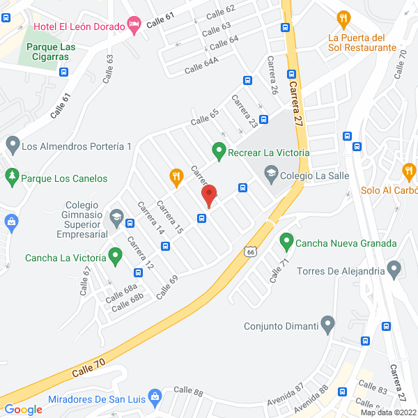 Map of Floristería Flores Y Jardines