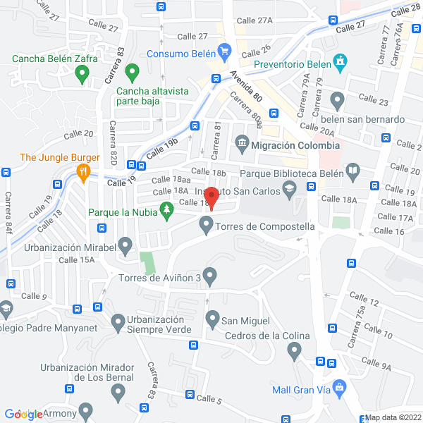 Mapa de Fundación Yolanda Turizo De Marín