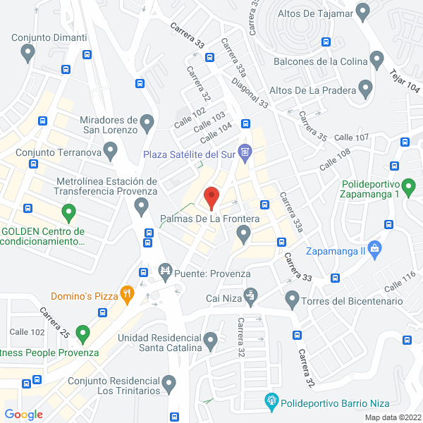 Map of Galindo Barón John Jairo