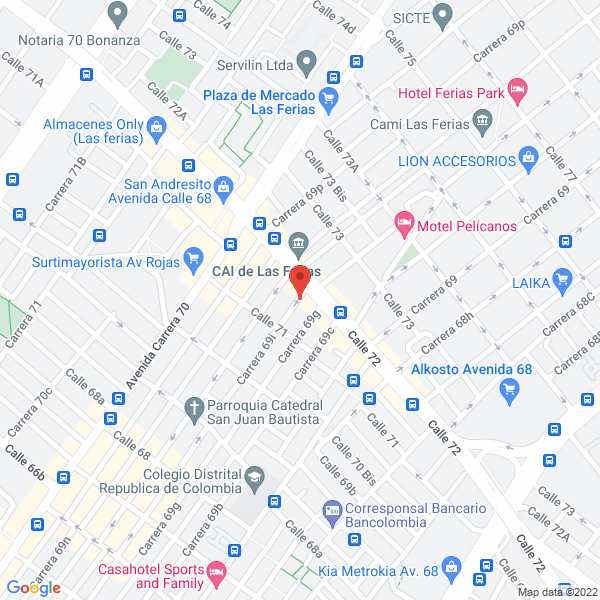 Mapa de Garabatocorp Soluciones Web S.A.S.