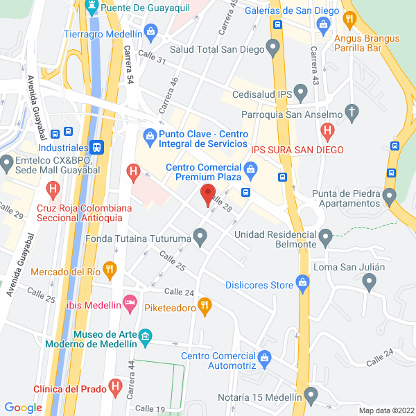 Mapa de Hare Automotriz S.A.