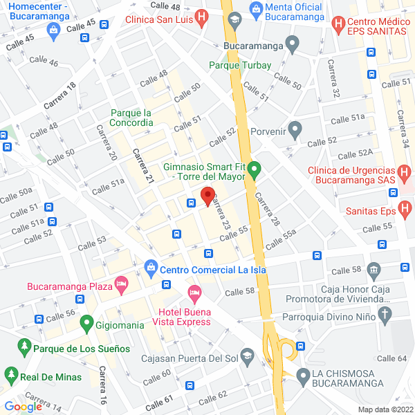 Map of Héctor Leonardo Mora Santiago