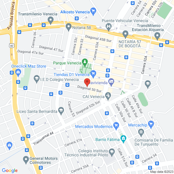 Mapa de Importadora Cajas Y Diferenciales Colombia Ltda.