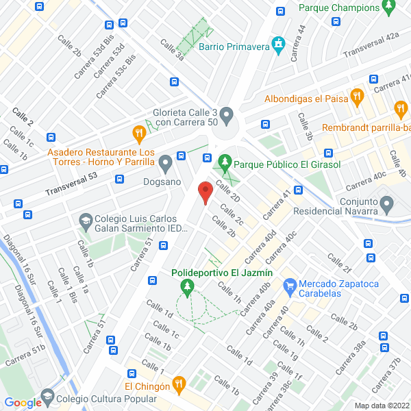 Mapa de Importadora Carzul De Colombia Ltda.