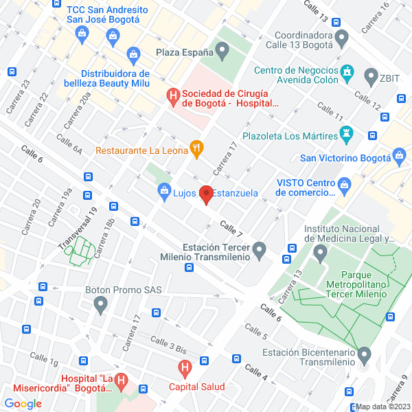Mapa de Importadora Centromulas Ltda.